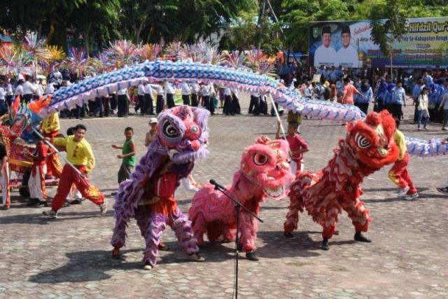 Festival Ogoh-Ogoh dan Barongsai Bengkalis